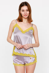 Boxer en soie, Perle - Gold - Vannina VESPERINI