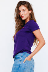 T-shirt Coton VV Purple - Vannina VESPERINI