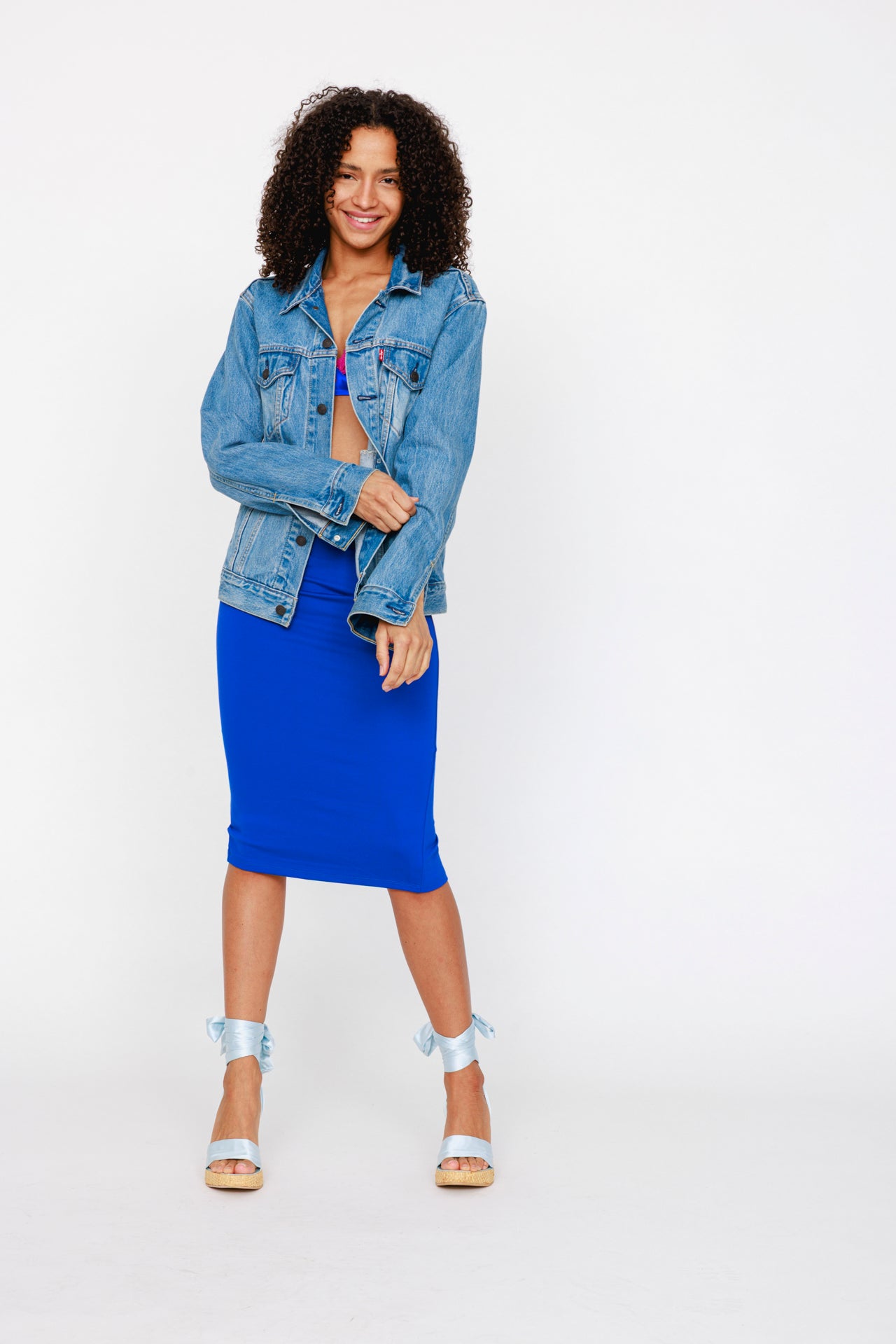 Jupe Crayon Magicblu - Vannina VESPERINI