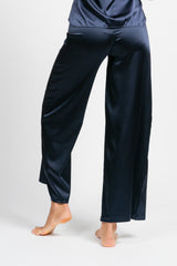 Pantalon Jane en Soie Océan - Vannina VESPERINI
