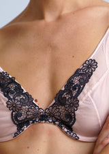 Soutien-gorge Venitian Poudre - Noir - Vannina VESPERINI