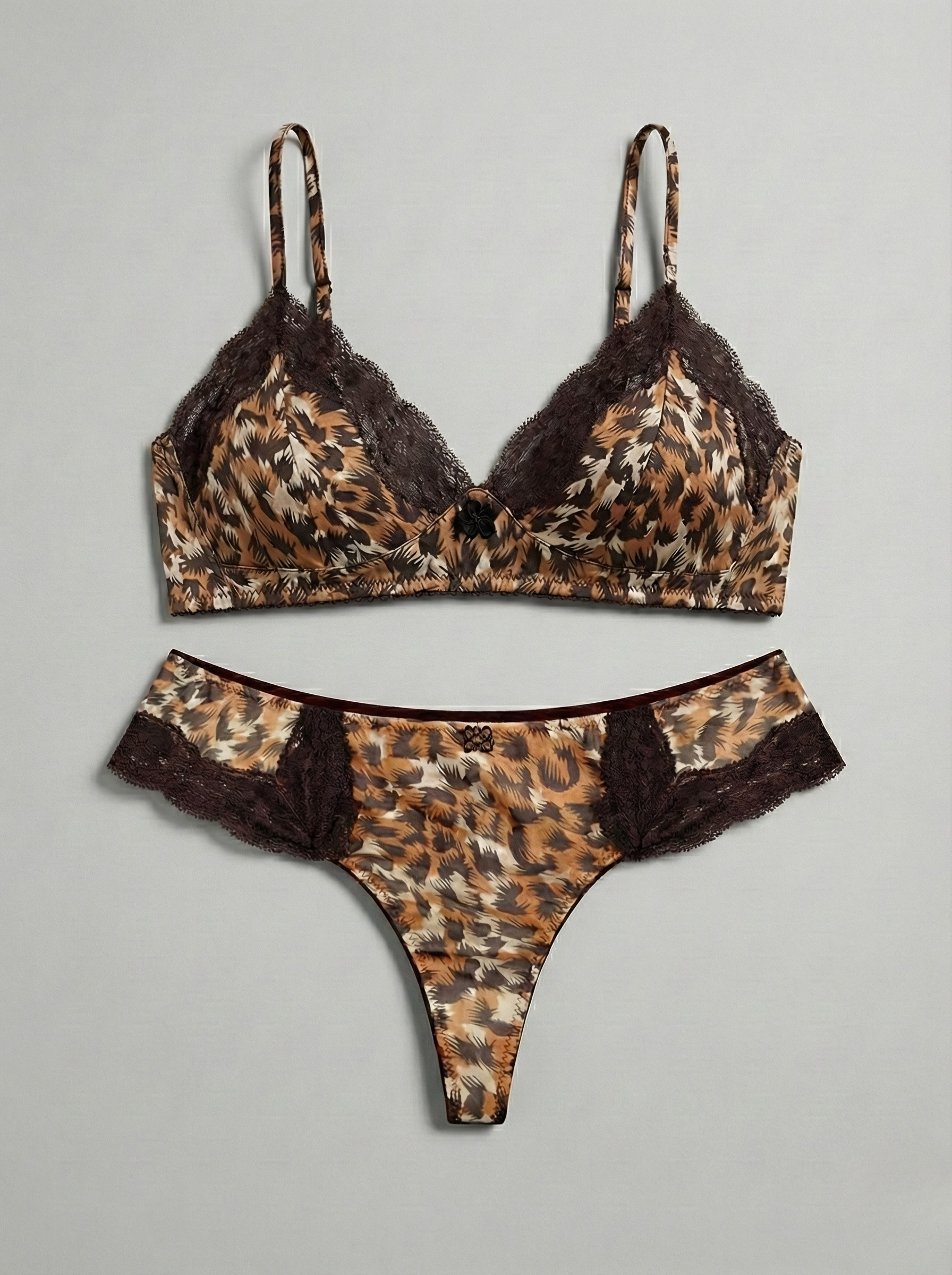 Purple Silk Triangle - Strawberry