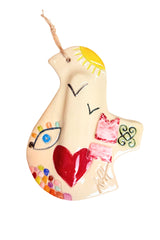 Bijou de Mur - Colombe "Chance" - Oeuvre unique 1/1 signé AVH - Vannina VESPERINI