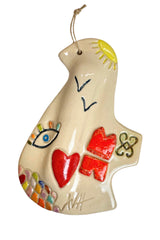 Bijou de Mur - Colombe "Love at First Sight" - Oeuvre unique 1/1 signé AVH - Vannina VESPERINI