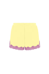 Boxer en soie, Lemonade - Lavender - Vannina VESPERINI