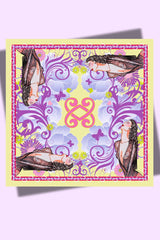 Carré VV - Série Bandana en twill de soie – Butterfly - Vannina VESPERINI