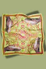 Carré VV - Série Bandana en twill de soie – Follow Your Dream - Vannina VESPERINI