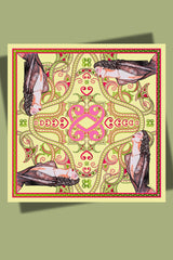 Carré VV - Série Bandana en twill de soie – Follow Your Dream - Vannina VESPERINI