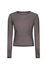 Top en tulle - Chocolat - Vannina VESPERINI