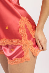 Boxer en soie, Papaye - Tropic - Vannina VESPERINI