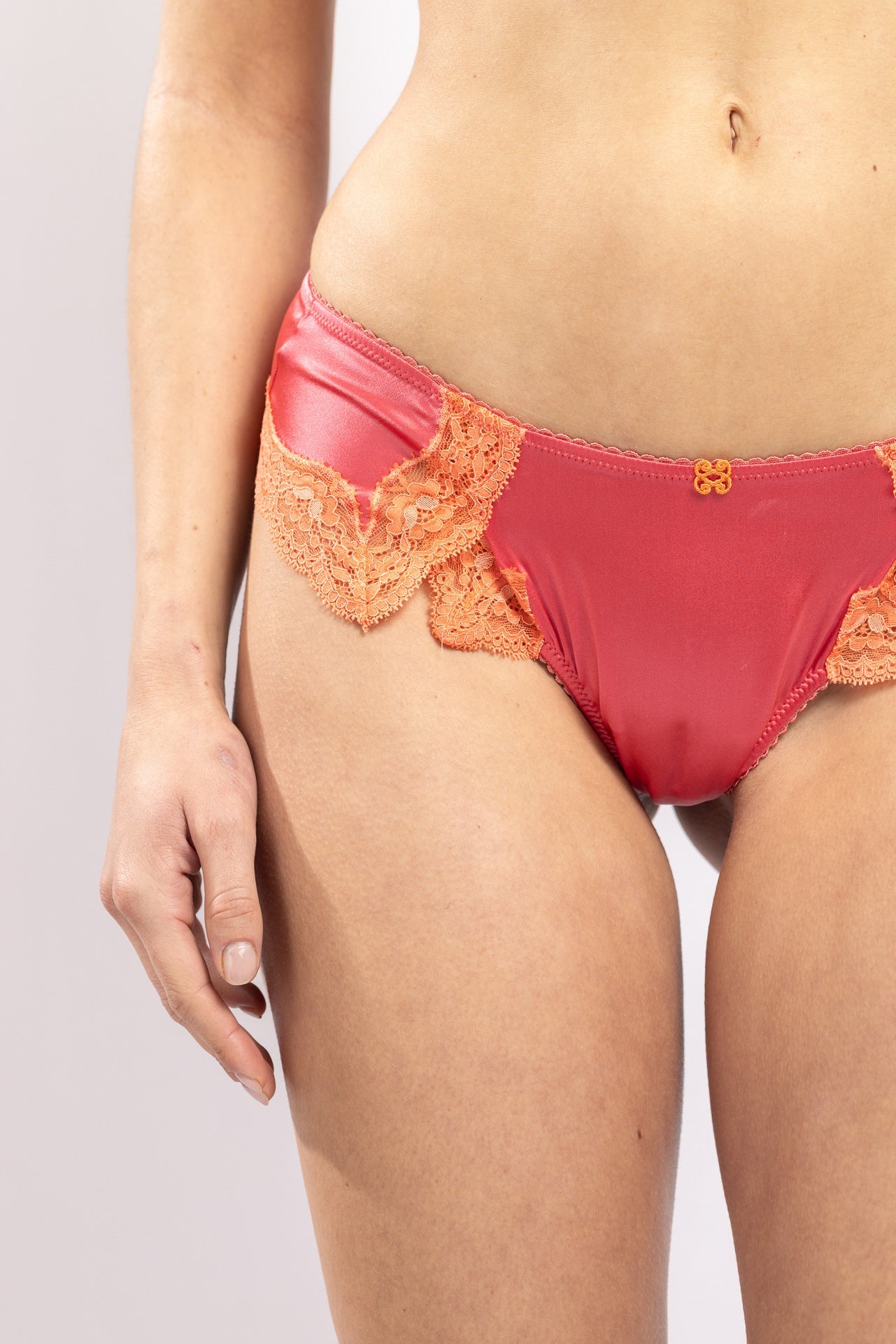 Brésilien en soie Papaye - Tropic - Vannina VESPERINI