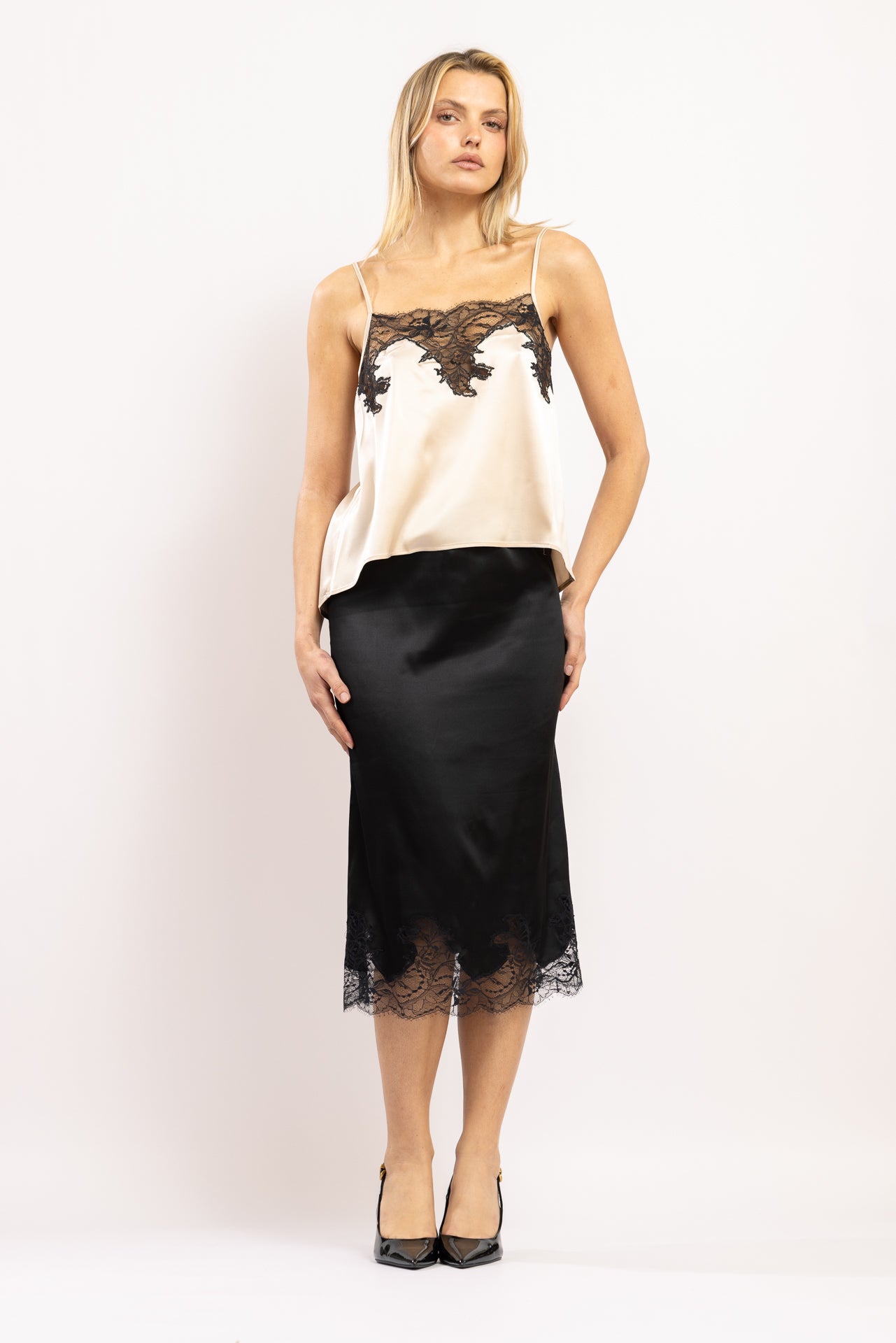 Jupe Norma "Couture" Noir - Noir - Vannina VESPERINI