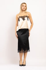 Jupe Norma "Couture" Noir - Noir - Vannina VESPERINI