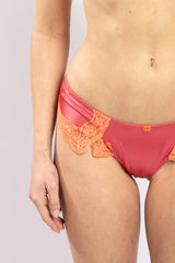 Brésilien en soie Papaye - Tropic - Vannina VESPERINI