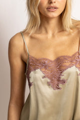 Top en soie Norma, Caviar - Rosewood - Vannina VESPERINI