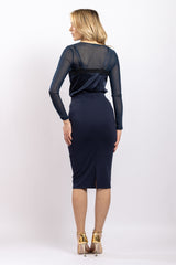 Jupe Crayon Océan - Vannina VESPERINI