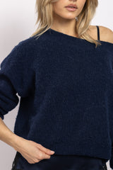 Pull en maille encolure bateau Océan - Vannina VESPERINI