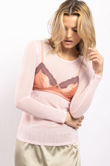 Triangle en soie Goldenrose - Taupe - Vannina VESPERINI