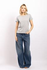 T-shirt Coton VV Gris Chiné - Vannina VESPERINI