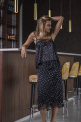 Jupe Norma Ivorydot - Black - Vannina VESPERINI