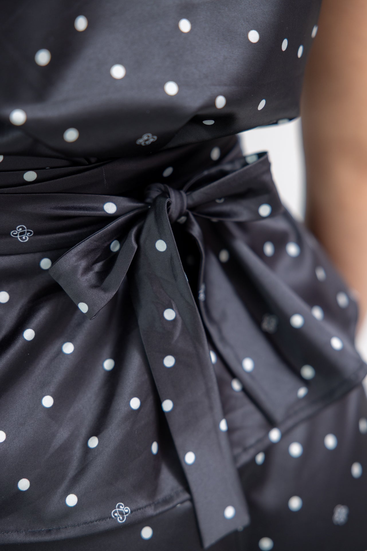 Top Cache - Coeur, Ivorydot - Black - Vannina VESPERINI