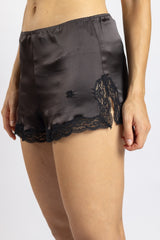 Boxer en soie, Deepchoco - Noir - Vannina VESPERINI