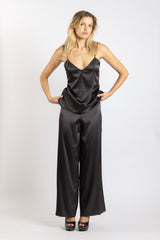 Pantalon Jane en soie Deepchoco - Vannina VESPERINI