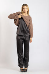 Pantalon Jane en soie Deepchoco - Vannina VESPERINI