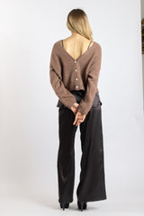 Pantalon Jane en soie Deepchoco - Vannina VESPERINI