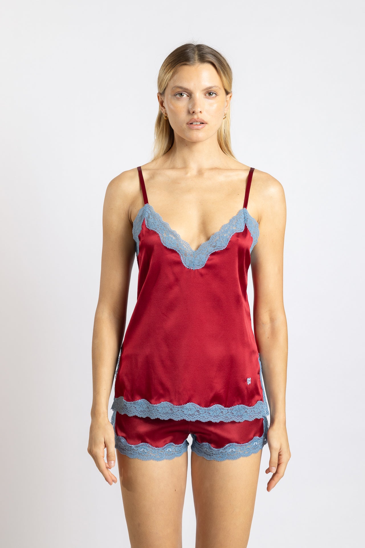 Boxer en soie, Rubis - Storm - Vannina VESPERINI