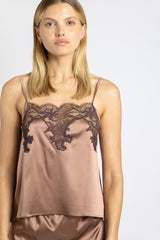 Top en soie Norma, Nuts-Choco
