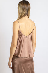 Top en soie Norma, Nuts-Choco
