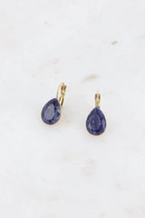 Boucles d'oreilles Goutte Bleu - Vannina VESPERINI