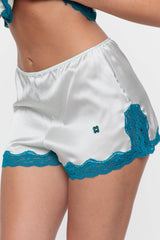 Silk boxer shorts, Jade - Imperial