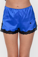 Boxer en soie, Magicblu - Noir