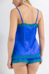 Boxer en soie, Magicblu - Emeraude - Vannina VESPERINI