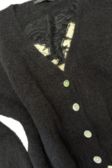 Cardigan Scarlett Noir - Vannina VESPERINI