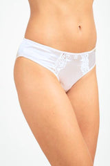 Culotte en soie, Ivoire - Vannina VESPERINI