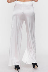 Pantalon Jane en Soie Ivoire