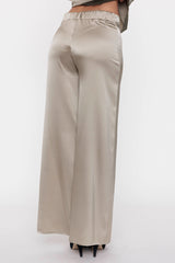 Jane silk pants, Caviar