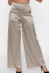 Jane silk pants, Caviar