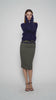 Tulle top - Khaki