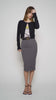 Midi silk skirt Black