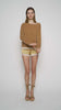 Boxer en soie, Cappuccino - Cream