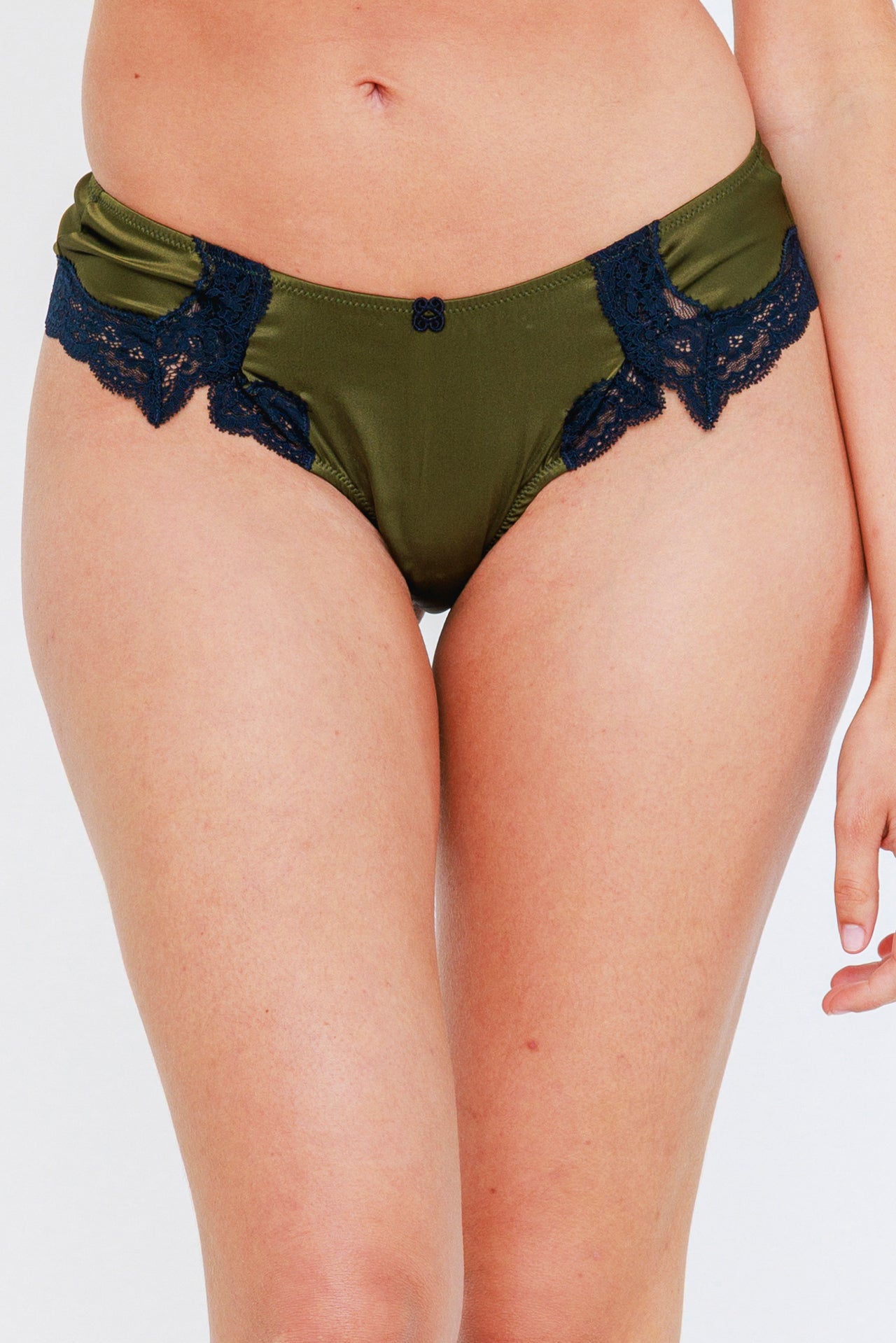 Brésilien en soie Kaki - Deepblu - Vannina VESPERINI