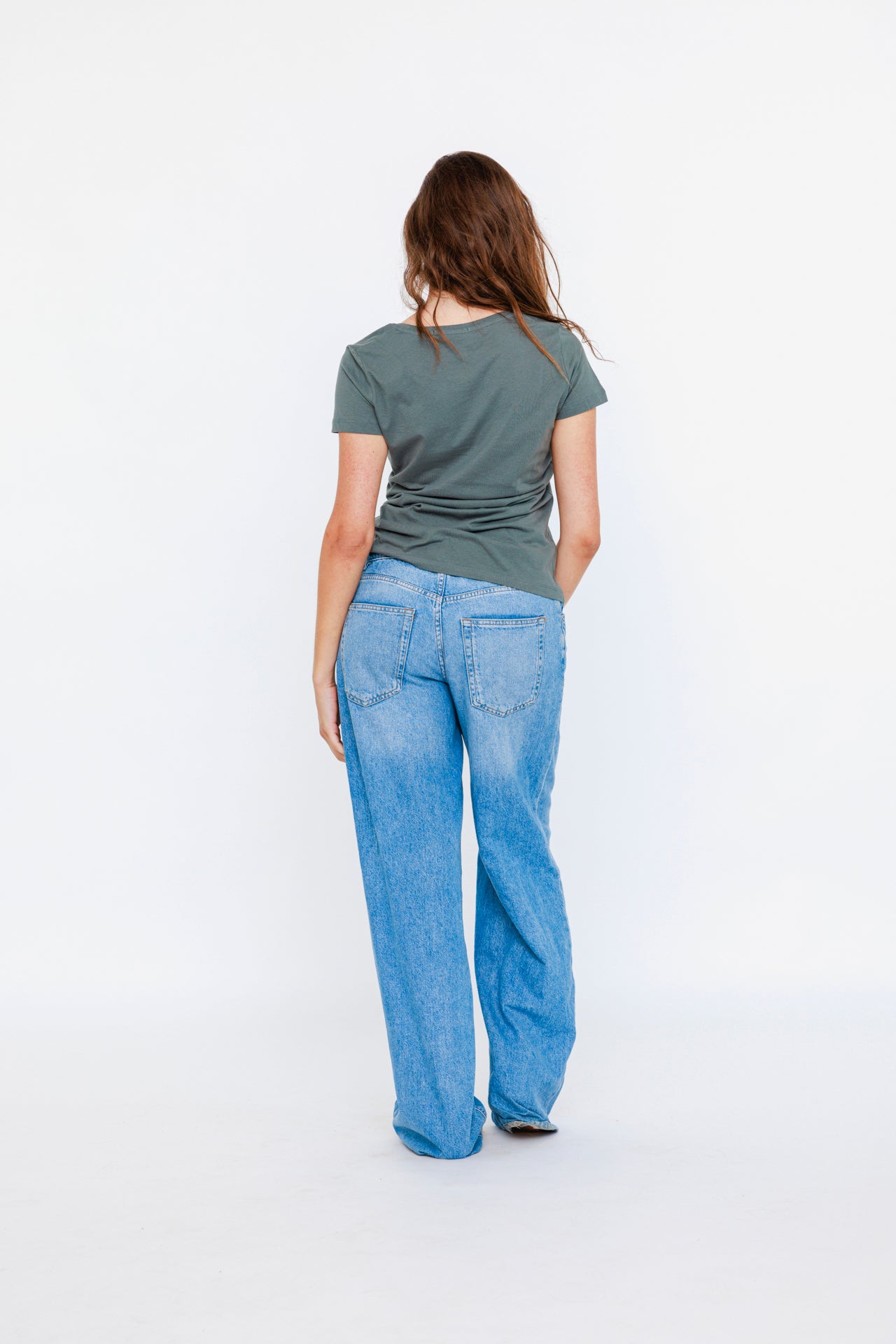 T-shirt Coton VV Kaki - Vannina VESPERINI