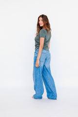 T-shirt Coton VV Kaki - Vannina VESPERINI