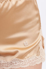 Sand silk boxer shorts - Nude